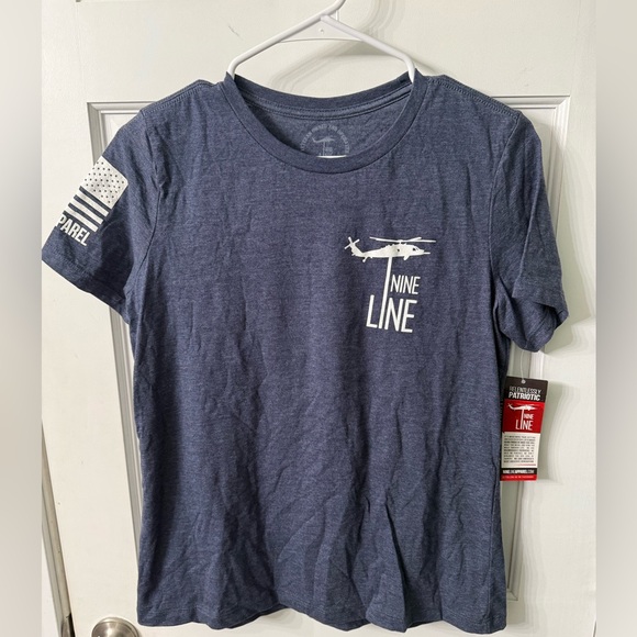 Nine Line Patriotic T-Shirt - Picture 1 of 3
